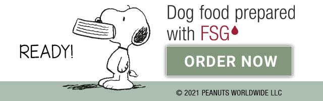Platinum - Dog food prepared with FSG