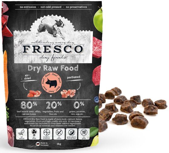 Fresco Dry Raw Food Nutritional Rating 98