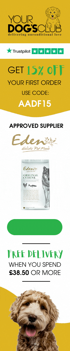 Your Dog's Club - Get 15% off your Eden order today!