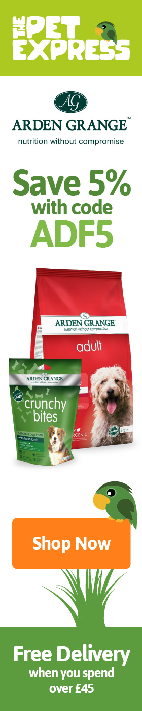 Get 5% off your next order of Arden Grange dog food from The Pet Express!