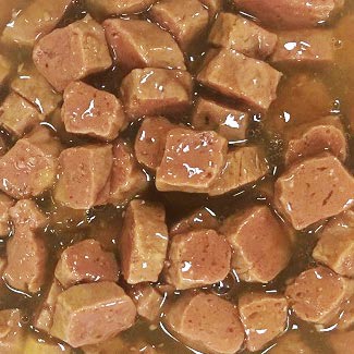 Chunks in gravy or jelly dog food