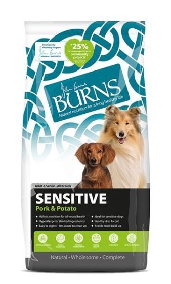 Burns dog food online clearance