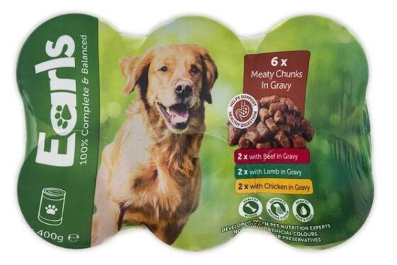 Earls Cans in Gravy Review All About Dog Food