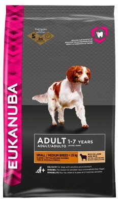 Eukanuba small medium lamb rice shop