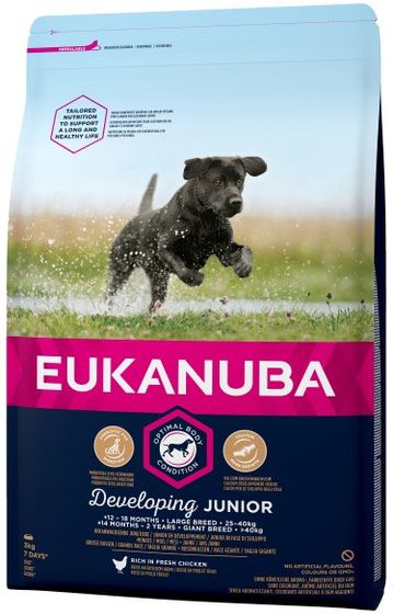 Eukanuba Developing Junior Large Breed Review All About Dog Food
