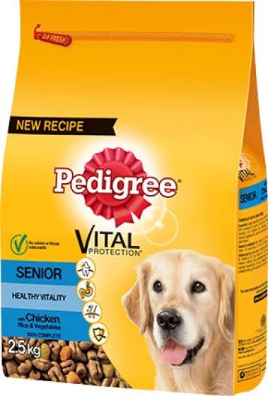 Pedigree for senior dogs outlet