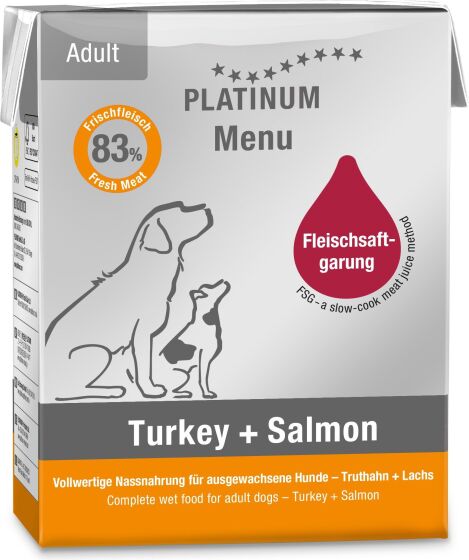 Platinum natural dog food sale