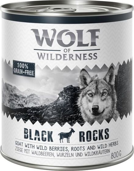 Black wolf dog food shop